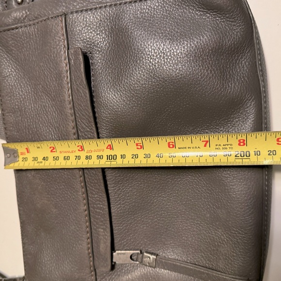 Nice The Sak Gray Supple Leather Women’s Shoulder Bag Purse MINTY - Picture 8 of 10